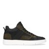 Baskets montantes en nubuck - vert foncé