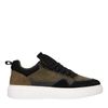 Baskets en nubuck - vert
