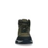Bottines à lacets en nubuck - vert