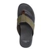 Tongs en nubuck - vert olive