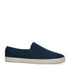 Mocassins en toile avec semelle en corde tressée - bleu foncé