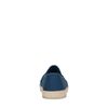 Mocassins en toile avec rayures - bleu foncé