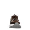 Baskets en nubuck et daim - marron
