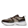 Baskets en nubuck et daim - marron