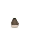 Mocassins en toile avec rayures - kaki