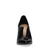 Schwarze Lack-Pumps mit Spiegelabsatz