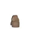 Beigefarbene Veloursleder-Loafer