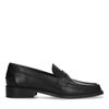 Klassische schwarze Leder-Loafer