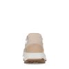 Beigefarbene Ledersneaker