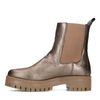 Bronzefarbene Chelsea Boots aus Leder