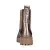 Bronzefarbene Chelsea Boots aus Leder