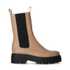 Camelbraune Chelsea Boots aus Leder