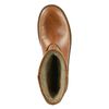 Lederbooties mit Schaffellfutterimitat