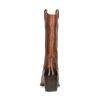 Cognacfarbene Western Boots aus Leder