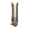 Goldfarbene Western Boots aus Leder