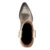 Goldfarbene Western Boots aus Leder