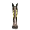Graue Cowboystiefel in Metallic-Optik