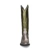 Grüne Western Boots in Metallic-Optik