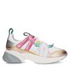 Mehrfarbige Ledersneaker