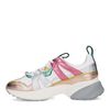 Mehrfarbige Ledersneaker