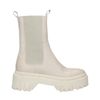 Offwhite Chelsea Boots aus Leder