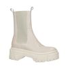Offwhite Chelsea Boots aus Leder