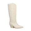 Offwhite Western Boots aus Leder mit hohem Schaft