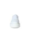 Weiße Sneaker mit Plateausohle