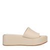 Offwhite Plateausandalen