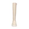 Offwhite Stiefel mit hohem Schaft