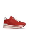 Rote Plateausneaker