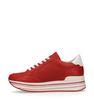 Rote Plateausneaker