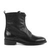 Kroko-Stiefeletten - schwarz