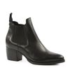Chelsea Boots aus schwarzem Leder