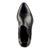 Chelsea Boots aus schwarzem Leder
