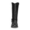 Schwarze Cowboystiefel aus Leder