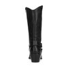 Schwarze Cowboystiefel aus Leder