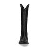Schwarze Cowboystiefel aus Leder