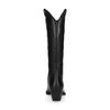 Schwarze Cowboystiefel aus Leder