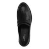 Schwarze Loafer mit Fransen
