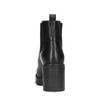 Schwarze Chelsea Boots mit Absatz
