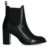 Schwarze Stiefeletten mit Absatz