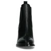 Schwarze Stiefeletten mit Absatz