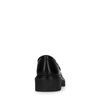 Schwarze Loafer mit Plateausohle