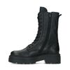 Schwarze Biker Boots aus Leder