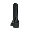 Schwarze Biker Boots aus Leder