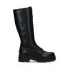 Schwarze Schnürstiefel mit hohem Schaft