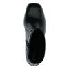 Schwarze Chunky Boots aus Leder