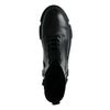 Schwarze Schnürboots aus Leder