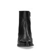 Schwarze Western Boots aus Leder mit Details